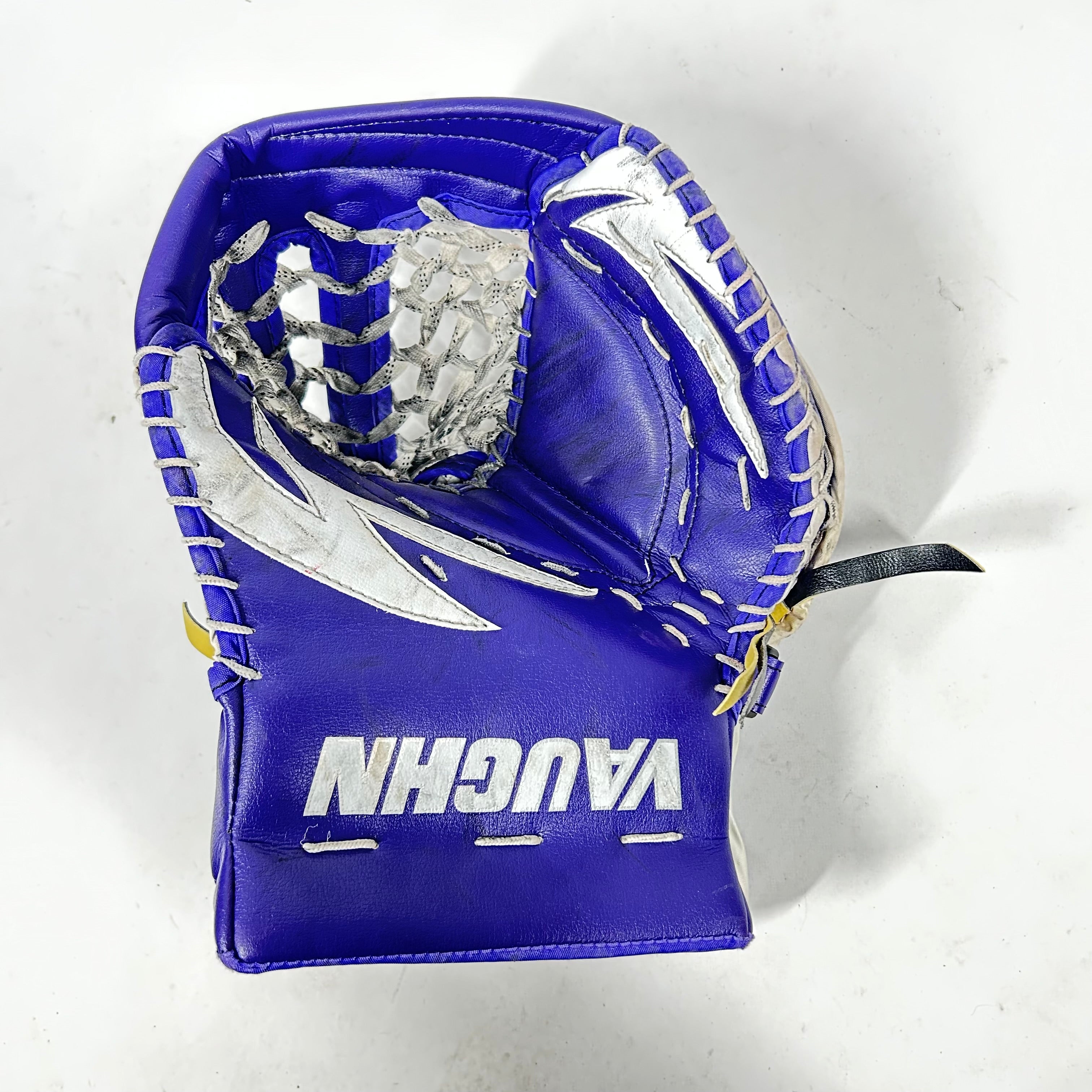 Vaughn SLR2 - Gant de gardien de but Pro Stock d'occasion (violet/blanc)